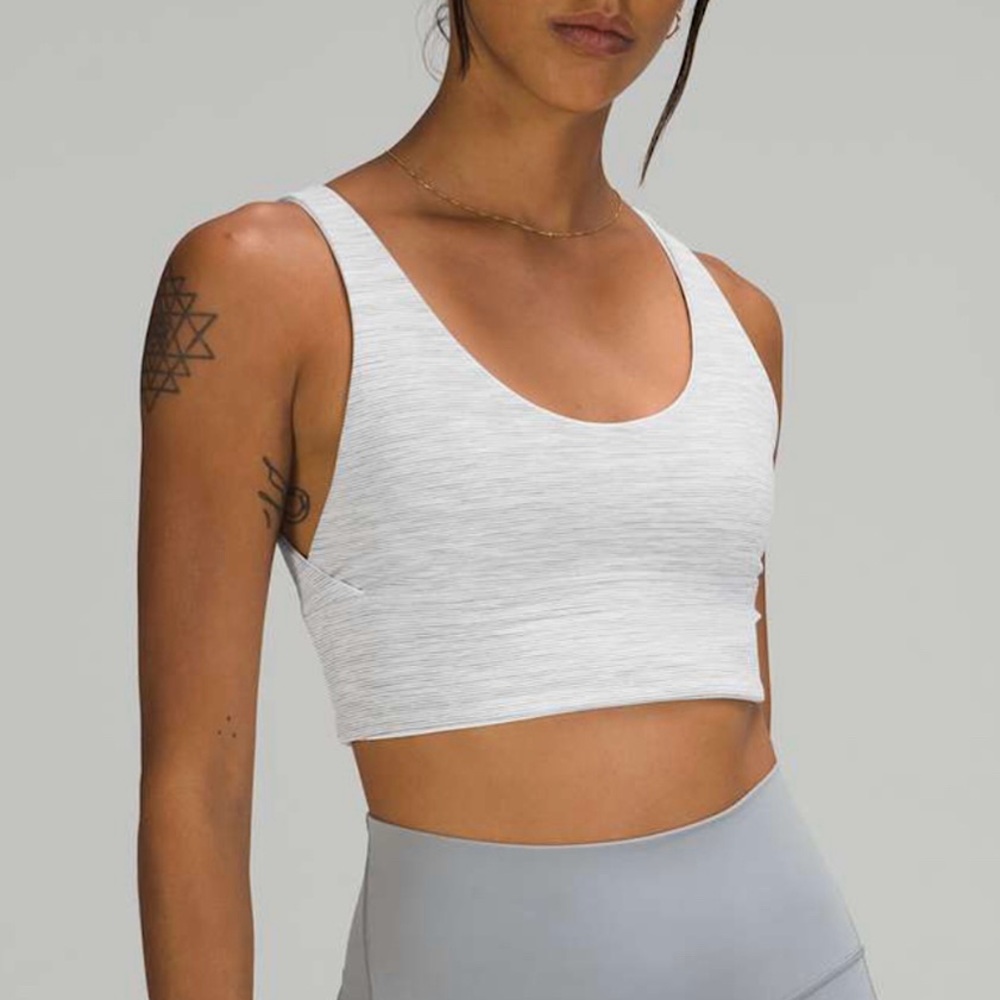 Lululemon Align Reversible Bra - White / Wee Are From Space Nimbus Battleship